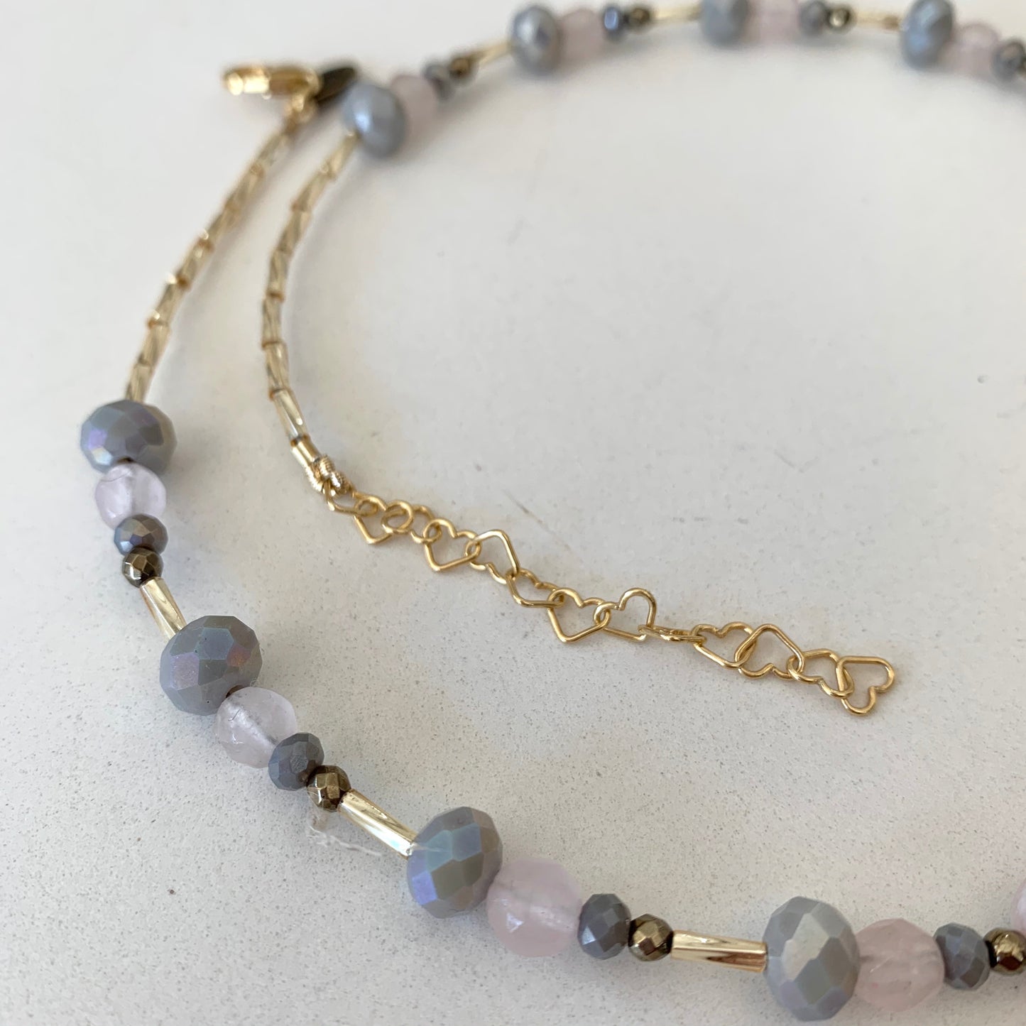 Collanina - OPALE ROSA