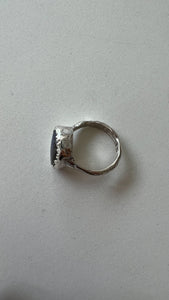 Anello BLU labradorite