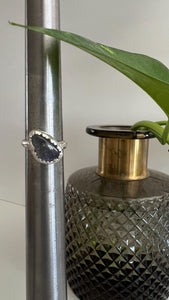 Anello BLU labradorite