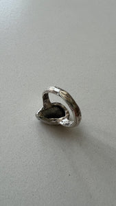Anello BLU labradorite