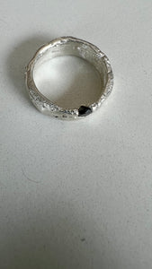 Anello materico ONLY BLACK