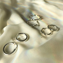 Carica l&#39;immagine nel visualizzatore di Gallery, Orecchini cerchio liscio silver
