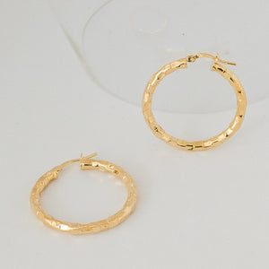 Orecchini cerchio SNAKE GOLD