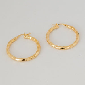 Orecchini cerchio SNAKE GOLD