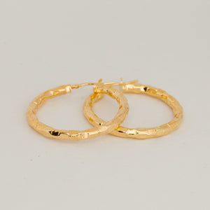 Orecchini cerchio SNAKE GOLD