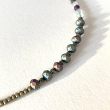 Carica l&#39;immagine nel visualizzatore di Gallery, Collanina - FLUORITE - chiusura SILVER