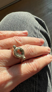 Anello PRASIOLITE
