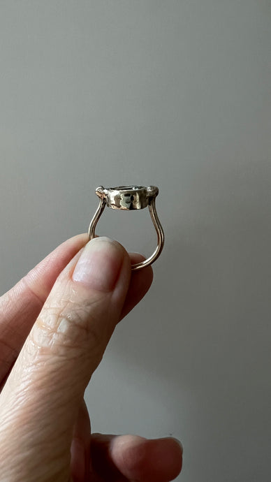 Anello PRASIOLITE