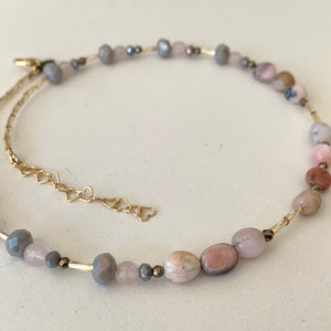 Collanina - OPALE ROSA