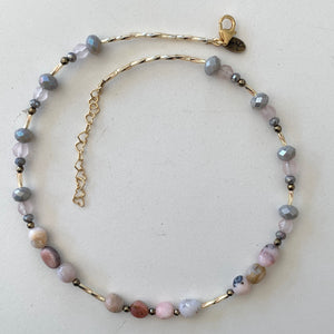 Collanina - OPALE ROSA