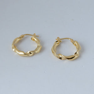 Orecchini cerchio GOLD CURLY small